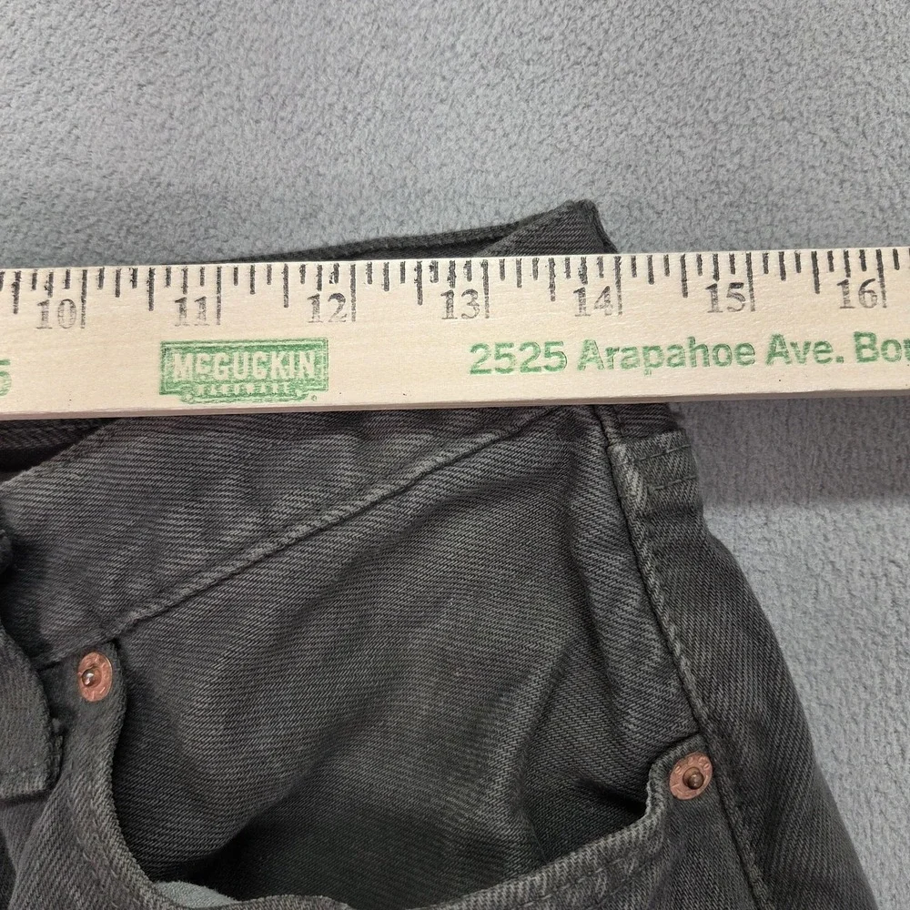 Vintage Levis 501 Jeans Mens Green Made USA Button Fly‎ 90s Fits 28x32
